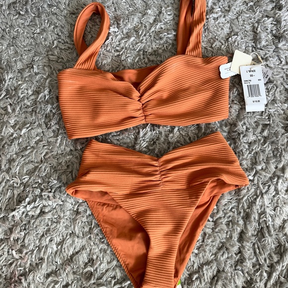 NWT L*space Bikini set, Siena - Chic Retrieve Marley Top/Eco Chic Bardot… - Picture 4 of 4
